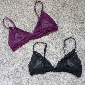 Two Savage X Fenty Bralettes
